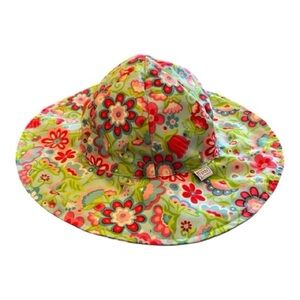I play floral print baby water sun hat